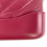 Gabrielle Double Zip Clutch Wallet on Chain Bag Rose Pink.