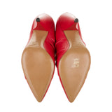 Isabel Marant Red Leather Lasteen Ankle Boots