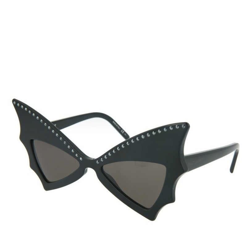 Black Jerry Bat Embellished Sunglasses - LUXYBIT
