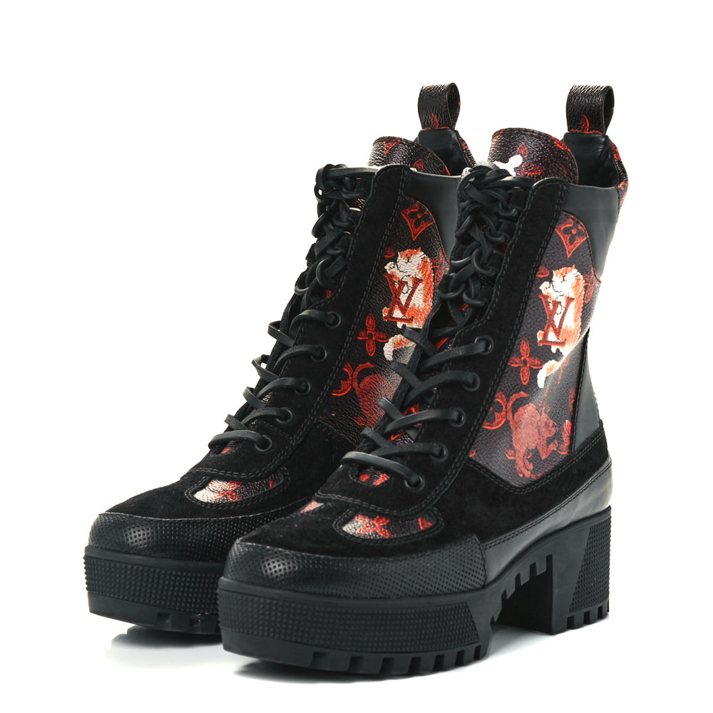 Louis Vuitton Catogram Star Trail Ankle Boots – Caroline's Fashion Luxuries