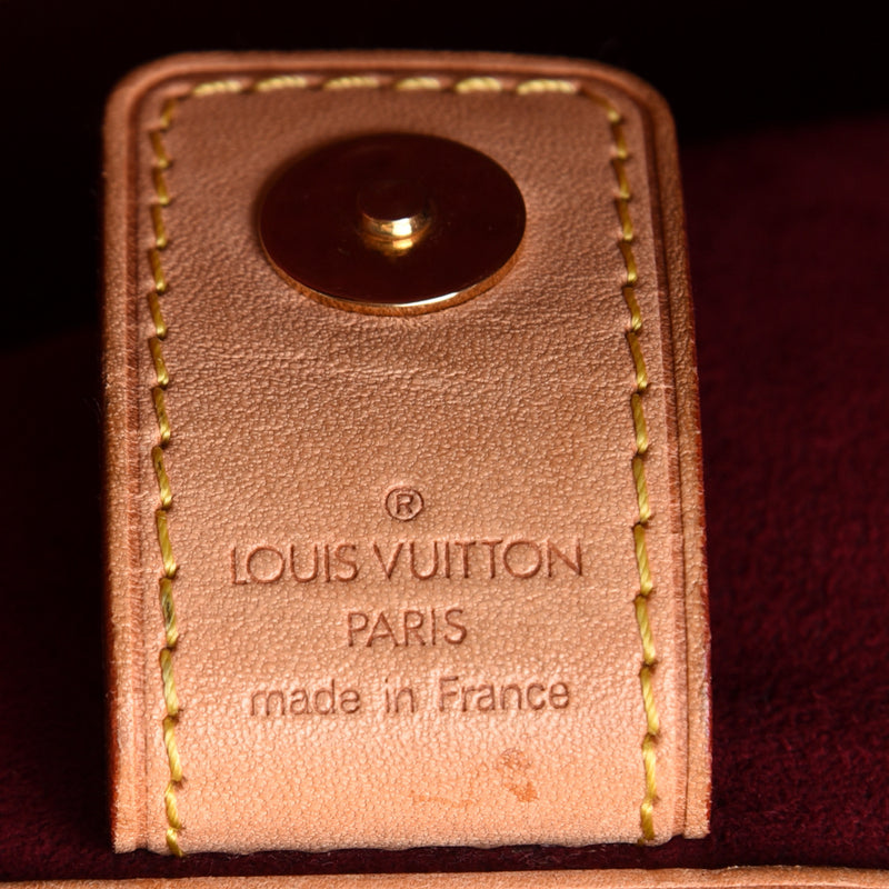 Louis Vuitton Monogram Clutch Red in Calfskin Leather with Gold-tone - US