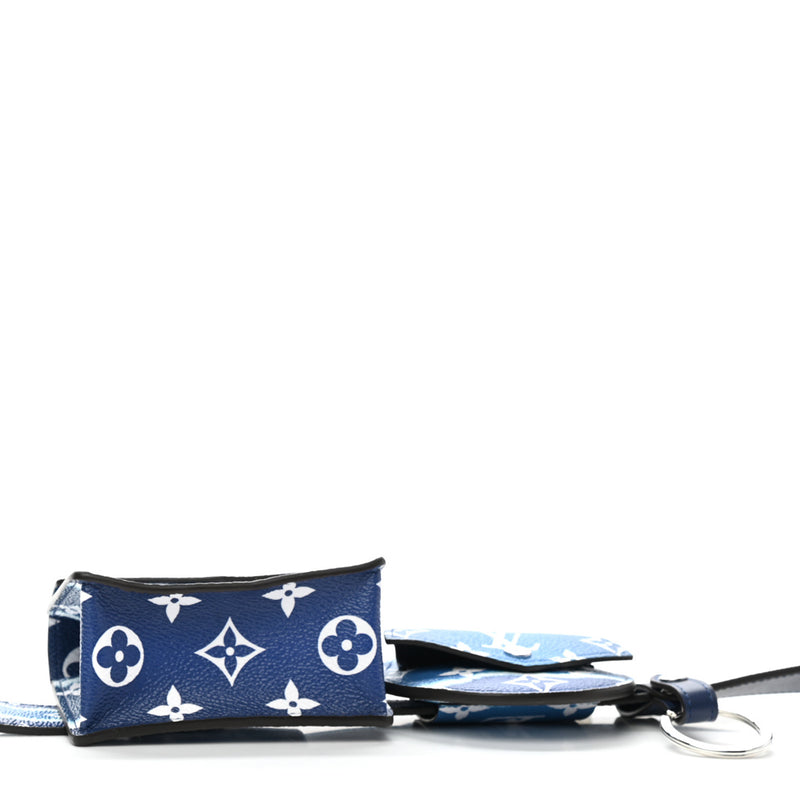 Louis Vuitton Escale Daily Multipocket 30mm Belt-Blue Monogram