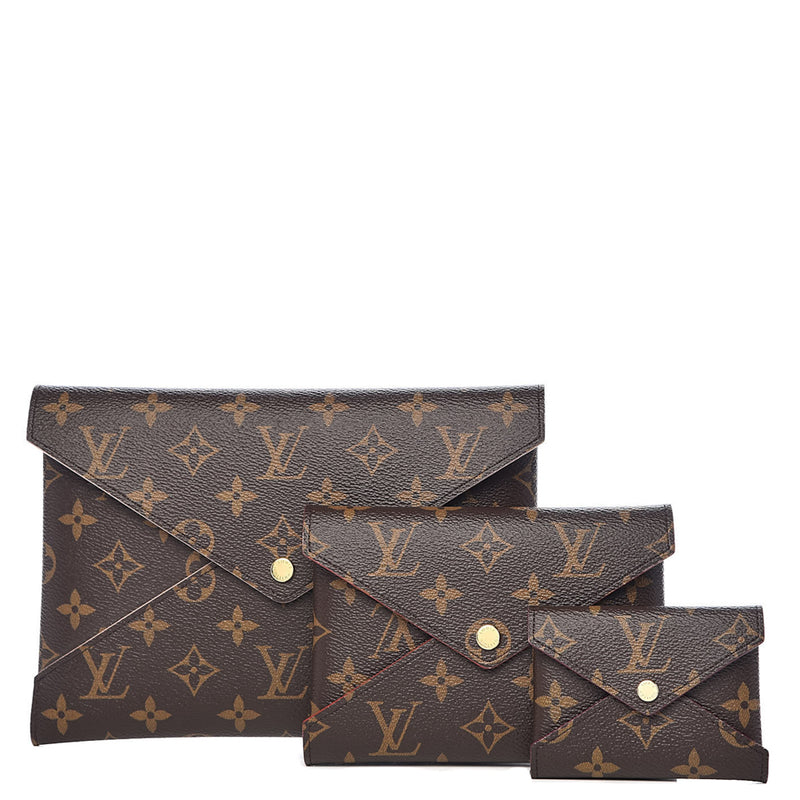 Louis Vuitton Kirigami Medium Monogram Canvas Pochette Brown