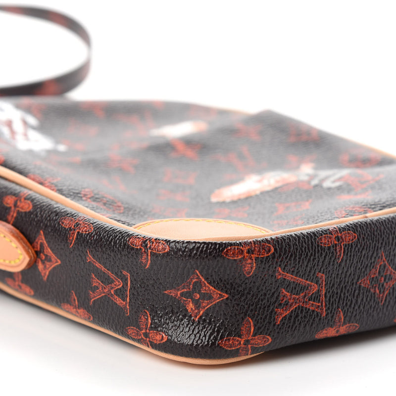 Louis Vuitton Grace Coddington Catogram Paname Crossbody Bag Corner View