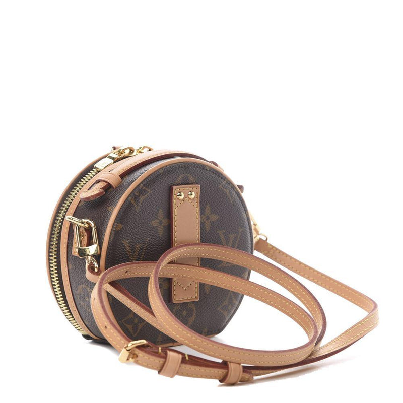 Louis Vuitton Mini Boite Chapeau Monogram Brown in Coated Canvas/Leather  with Gold-tone - US