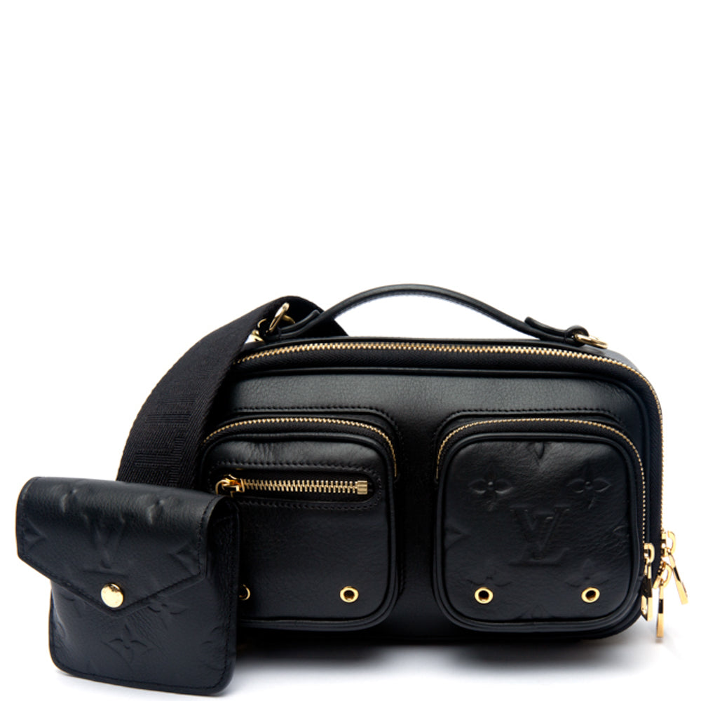 Louis Vuitton Monogram Officier Pouch - Black Crossbody Bags