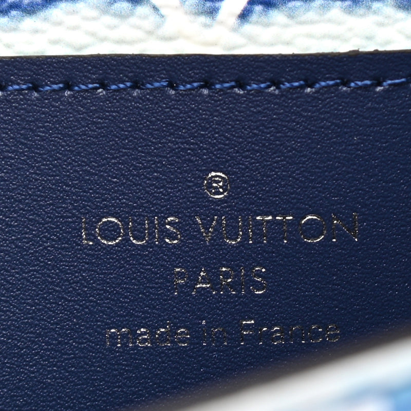 Louis Vuitton - Authenticated Daily Multi Pocket Belt - Leather Blue for Women, Never Worn
