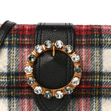 Miu Miu Plaid Jewel Crystal Bag