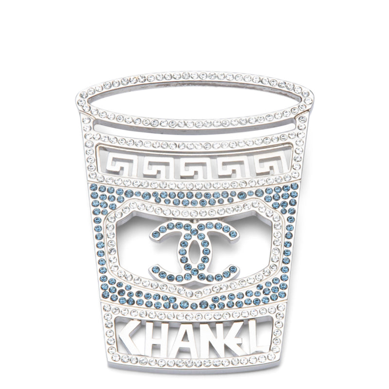 Chanel Crystal Greek Cup Brooch