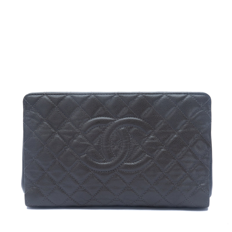 Red Chanel Quilted Caviar Grand Logo Duffle Bag – Designer Revival