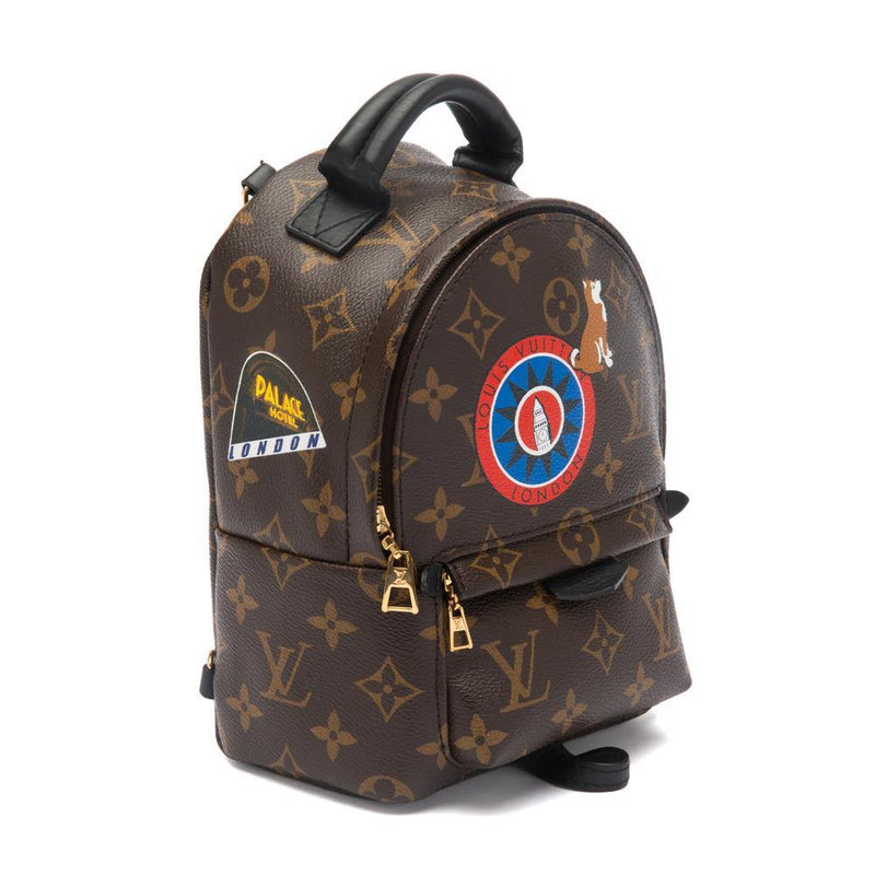 Louis Vuitton // 2018 Brown Reversed Monogram Mini Palm Spring