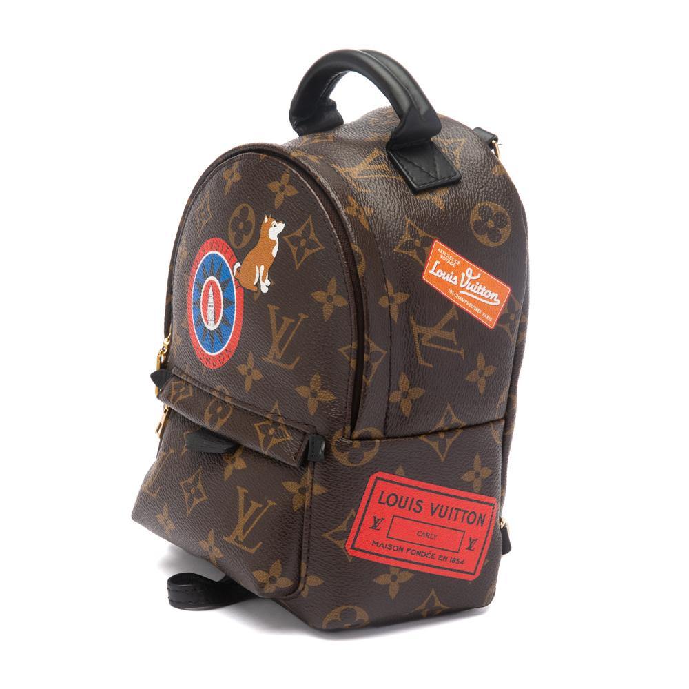 louis vuitton backpack under 1000 Louis Vuitton Monogram Palm Springs Mini My LV World Tour Backpack