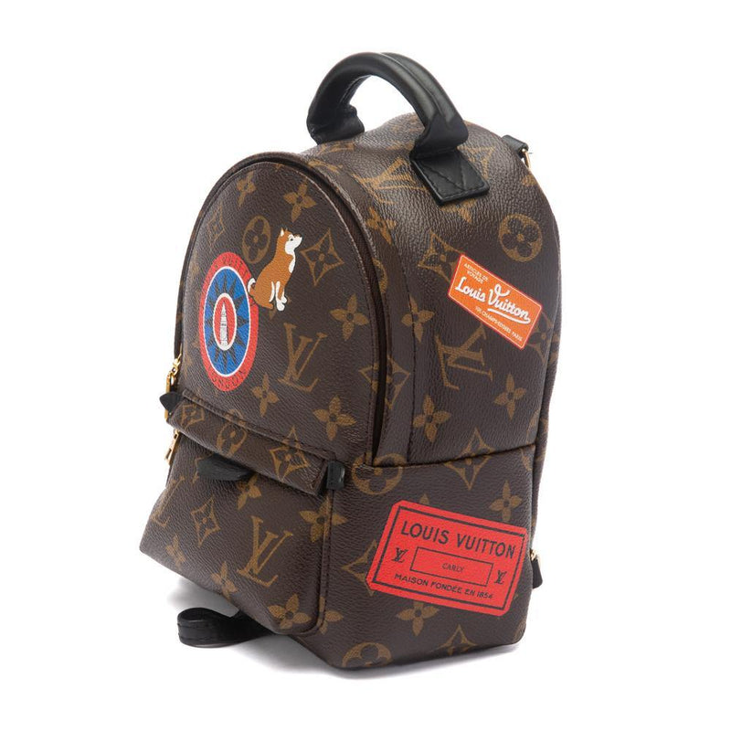 Monogram Canvas Palm Springs Mini My LV World Tour Backpack.