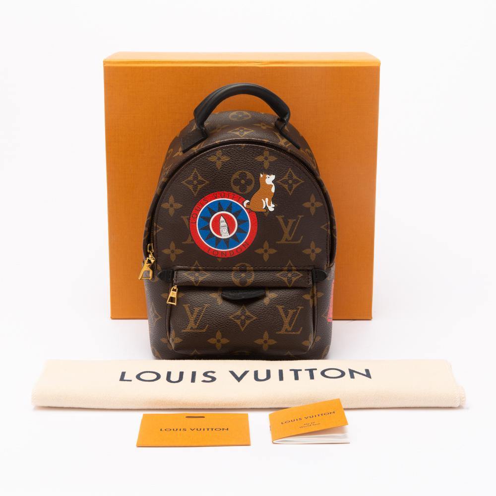 New Condition / Limited Edition / Louis Vuitton Palm Springs Mini My LV  World Tour backpack Brown Cloth ref.304234 - Joli Closet