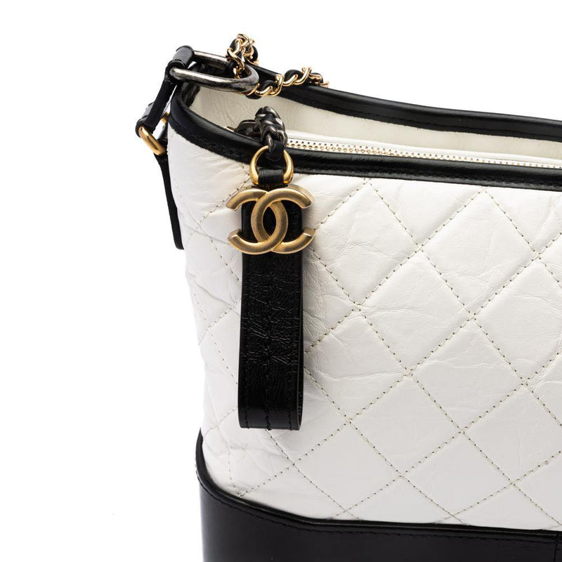 Chanel Quilted Leather Gabrielle Hobo Bag