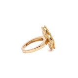 Van Cleef & Arpels Grey Mother of Pearl Magic Alhambra Ring