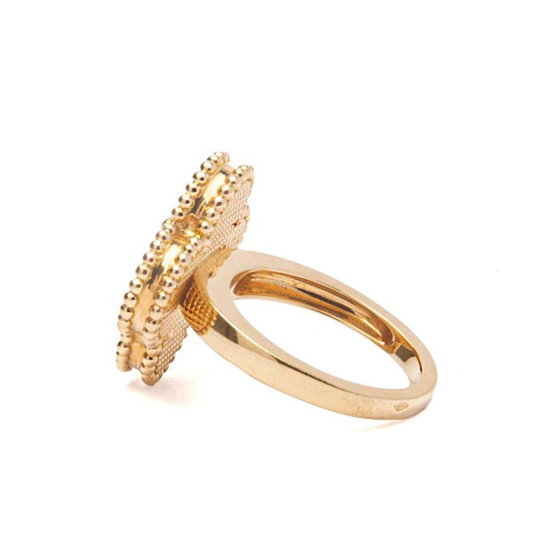 Van Cleef & Arpels Mother of Pearl Magic Alhambra Ring Luxybit