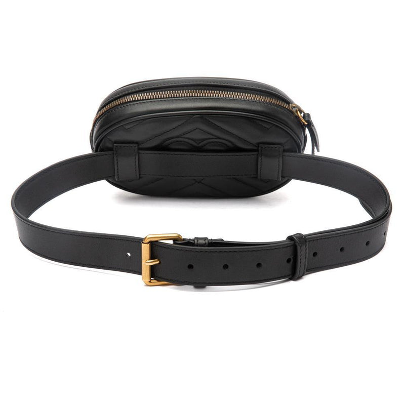 Gucci GG Supreme Mini Ophidia Iphone Belt Bag Dark Brown 85 34