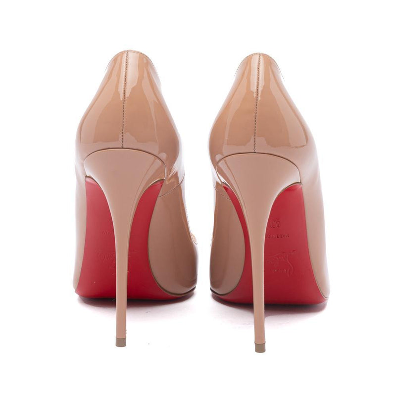Christian Louboutin Patent So Kate 120 Pumps Nude