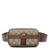 Gucci Beige/Ebony GG Supreme Canvas Small Ophidia Belt Bag Size 85