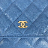 Chanel CC Blue Caviar Bag