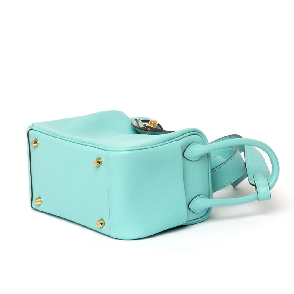 Hermes Royal Bleu Lindy 20 Mini Swift Bag – The Closet
