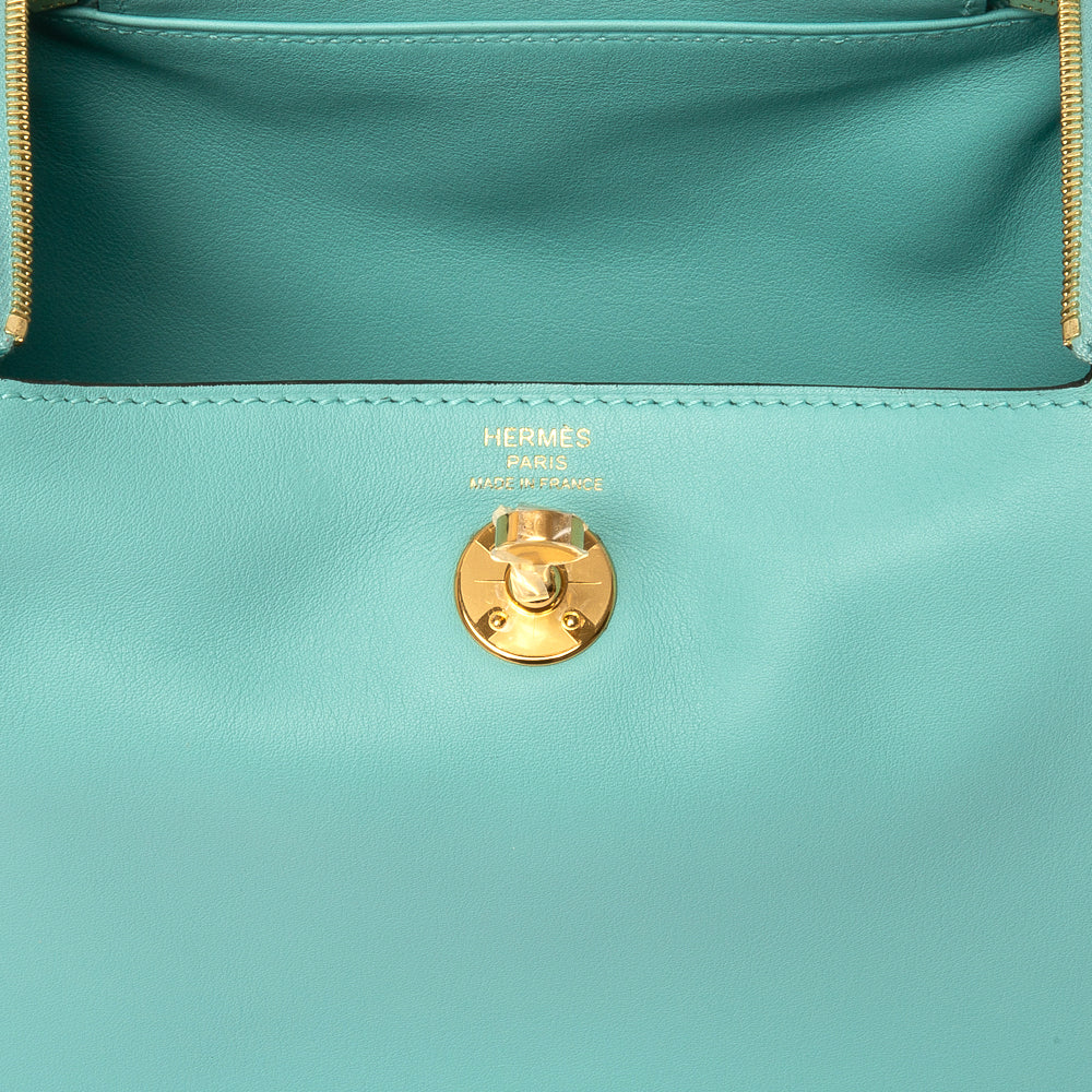 HERMES Lindy Size Mini Blue france Swift Leather– GALLERY RARE Global  Online Store