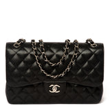 Chanel Black Caviar Leather Classic Double Flap Bag