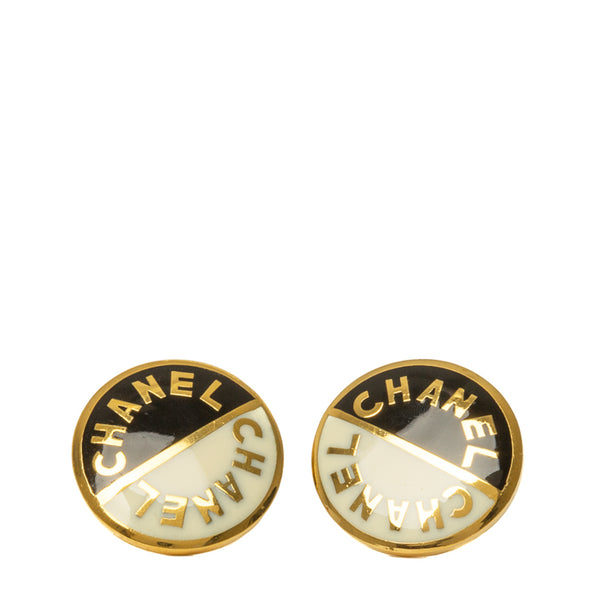 Chanel A21 S Dangle Drop Pearl Cc Logo Gold Earrings