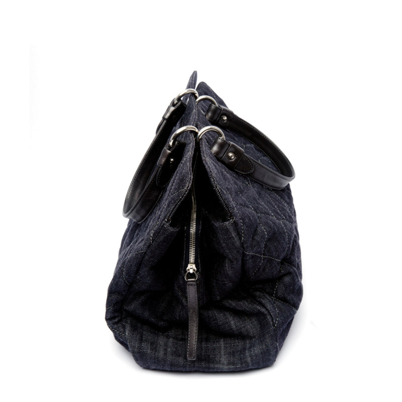 Chanel Coco Cabas Denim Large Hobo Bag