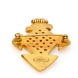 Chanel 1994 Vintage Gold Cross Brooch