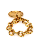 Chanel Vintage Gold CC Chain Bracelet 1993 A