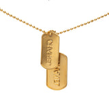 Chanel Dog Tags Vintage Necklace