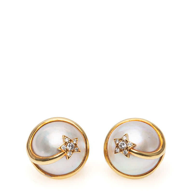 Chanel - Authenticated Earrings - Pearl Gold for Women, Good Condition