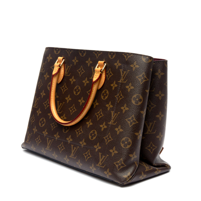 Louis Vuitton - Authenticated Handbag - Cloth Brown Floral for Women, Very Good Condition