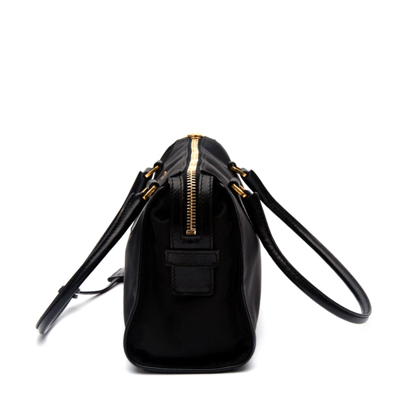 PRADA BLACK NYLON MINI DUFFLE BAG BOSTON - CRTBLNCHSHP