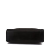 Prada Black Leather and Nylon Boston Bag