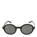 Saint Laurent Black Round Classic Sunglasses
