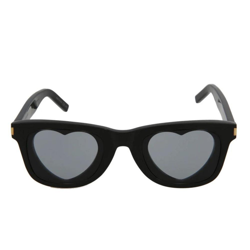 Heart Frame Sunglasses Black.