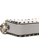 Valentino Pebbled Leather Rockstud Crossbody Bag