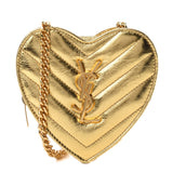 Saint Laurent Gold Heart Bag
