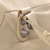 Balenciaga Praline Lambskin Leather Giant 21 Rose Gold Work Bag