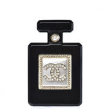 Chanel Perfume Bottle CC Brooch